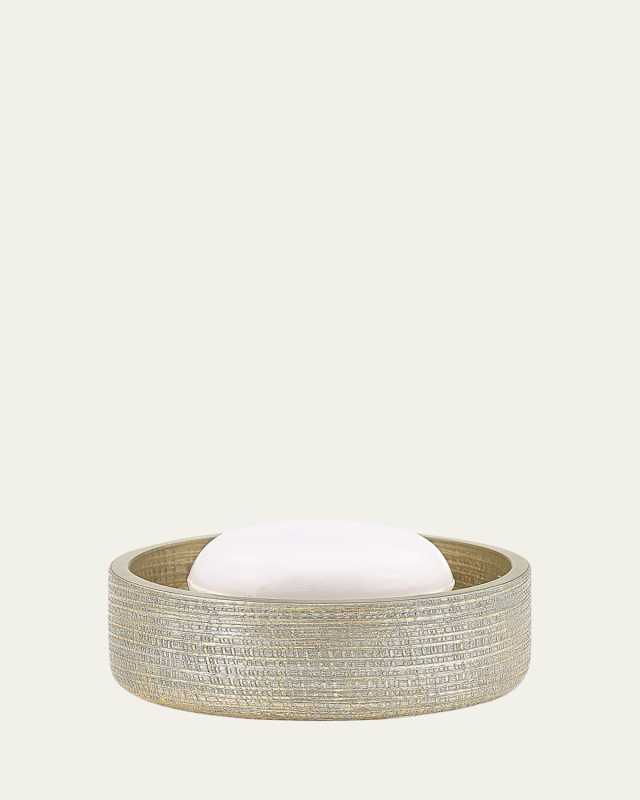 Woven Metallic Soap Dish